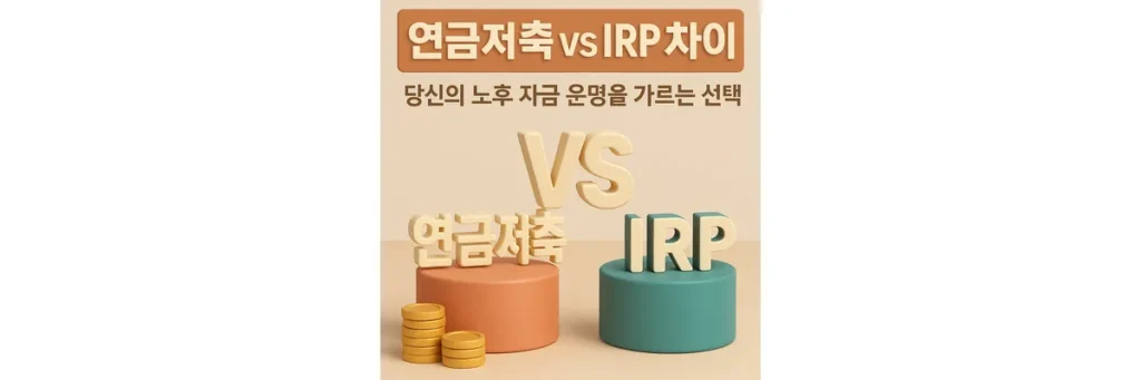 연금저축 vs IRP 차이