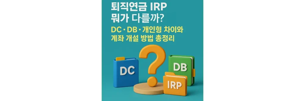 퇴직연금 IRP 차이