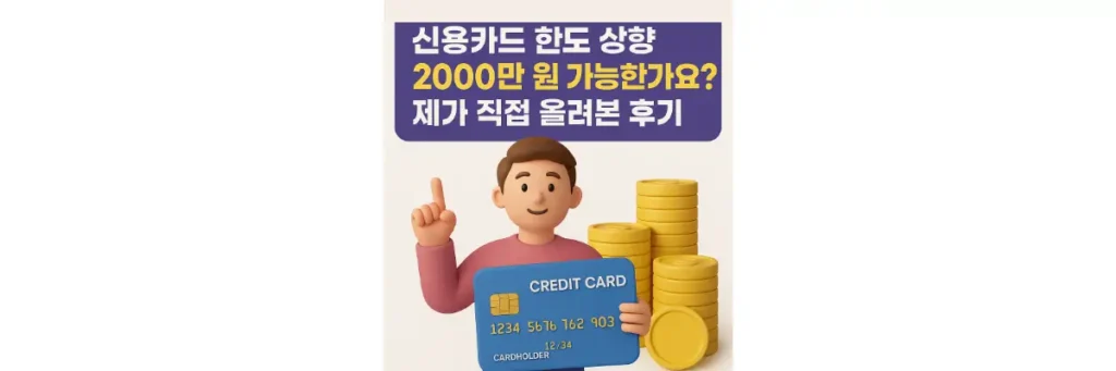 신용카드 한도 상향 2000만원