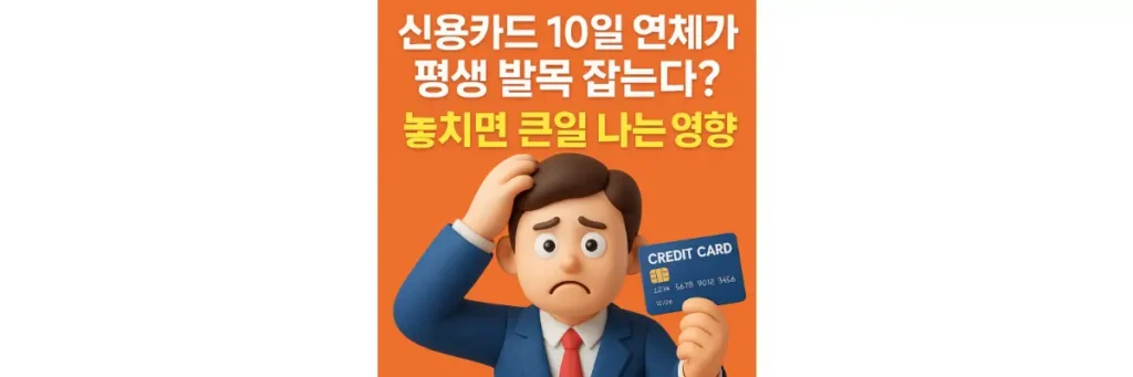 신용카드 10일 연체 영향
