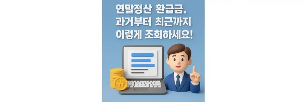 연말정산 환급금 조회 방법