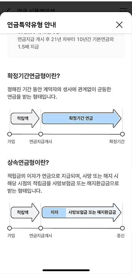 연금특약유형