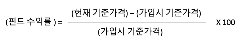 펀드-기간수익률-계산법