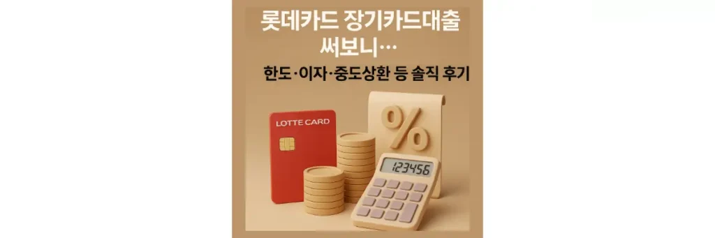 롯데카드 장기카드대출