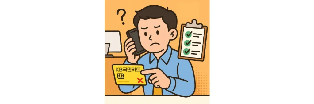 KB국민카드 해지