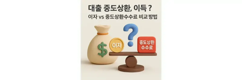 중도상한수수료 vs 이자