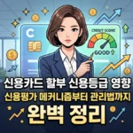 신용카드 할부 신용등급 영향