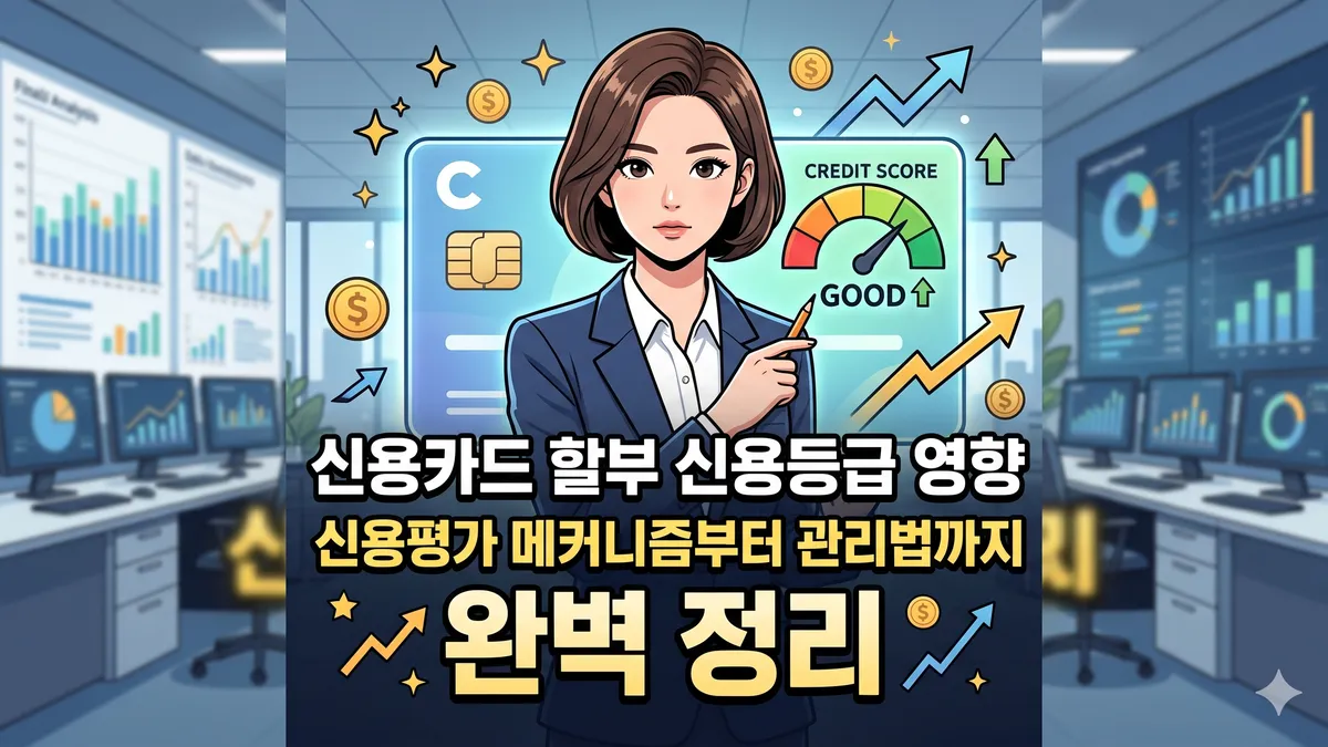 신용카드 할부 신용등급 영향
