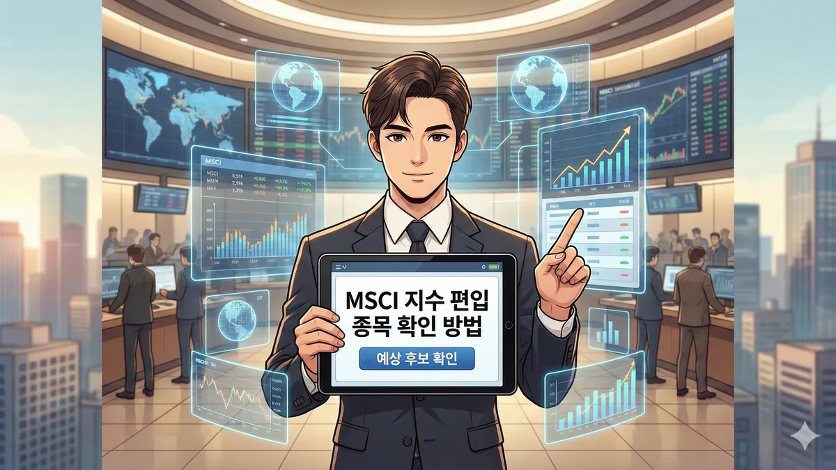 MSCI 지수 편입 확인 및 예상 종목
