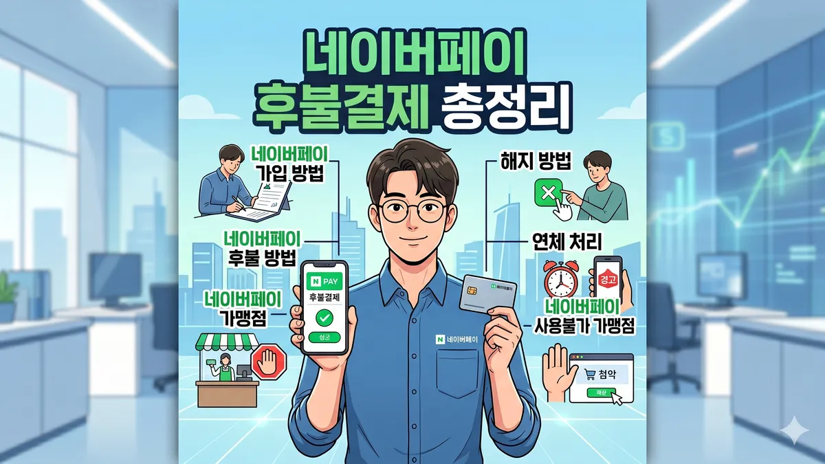 네이버페이 후불결제