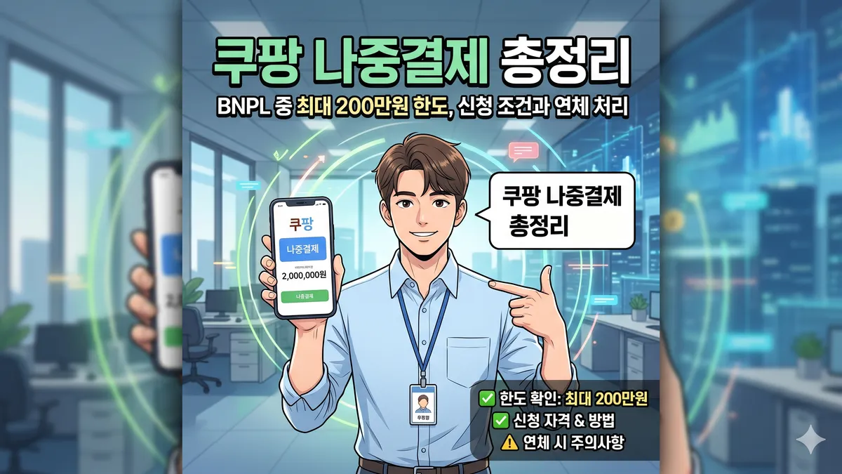 쿠팡 나중결제