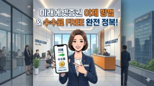 미래에셋증권 이체 방법