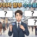 무이자할부 수수료