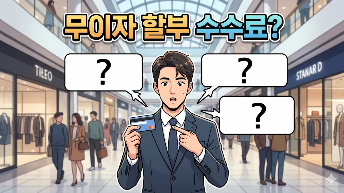 무이자할부 수수료
