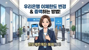 우리은행 이체한도 상향
