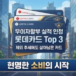 무이자할부 실적 인정 롯데카드
