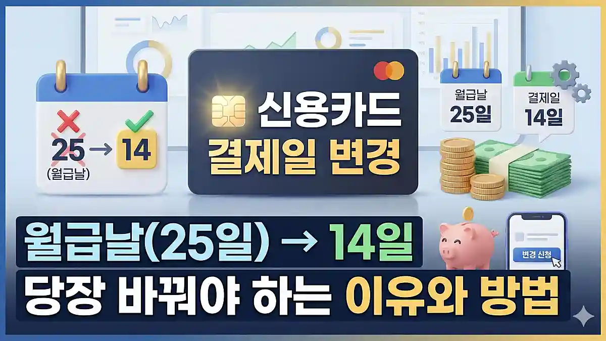 신용카드 결제일 변경