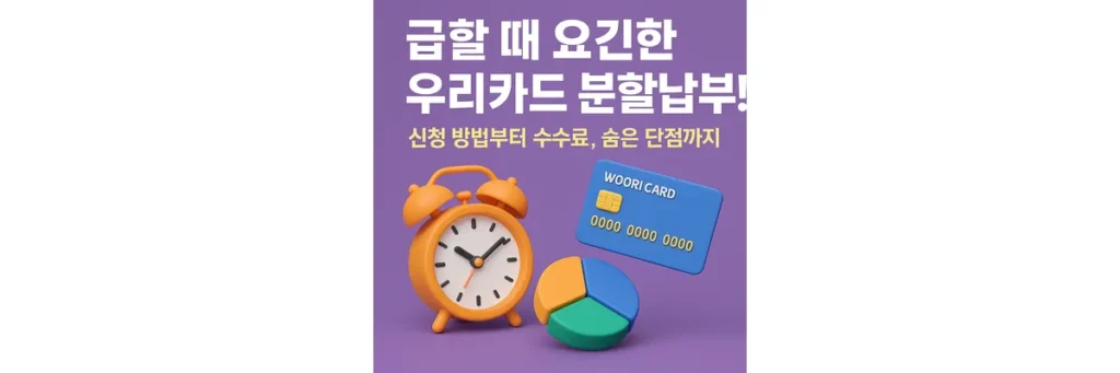 우리카드 분할납부