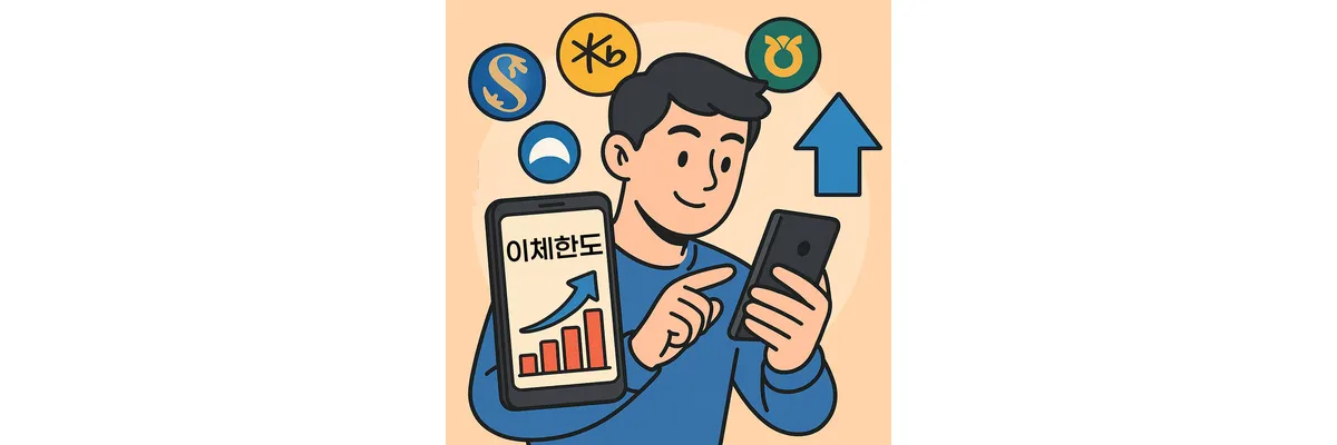 이체한도 늘리기