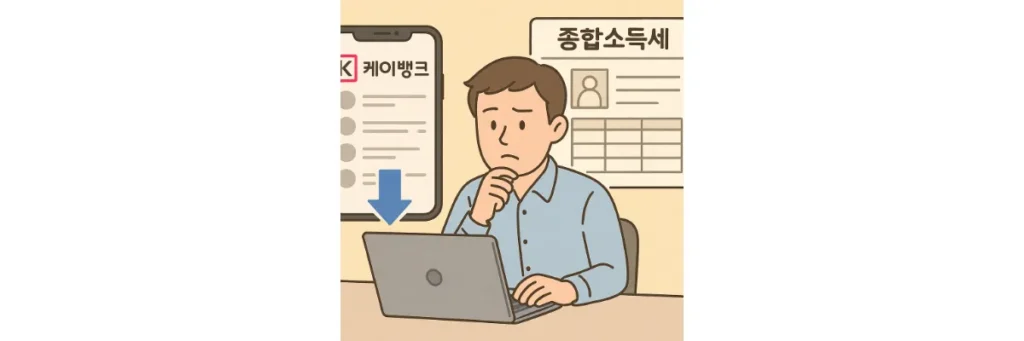 케이뱅크 카드 종합소득세 신고