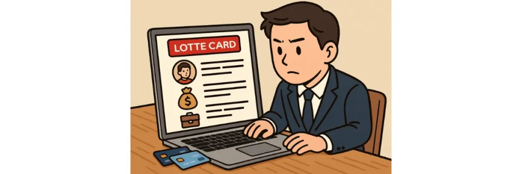 롯데카드 발급조건 홈페이지