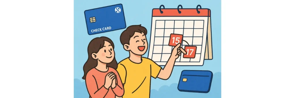 신한 체크카드 결제일 변경