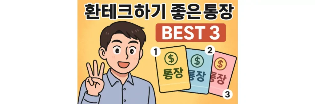 환테크하기 좋은 통장