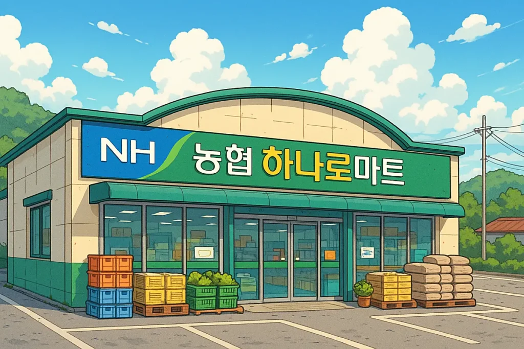 지방에 있는 농협 하나로 마트