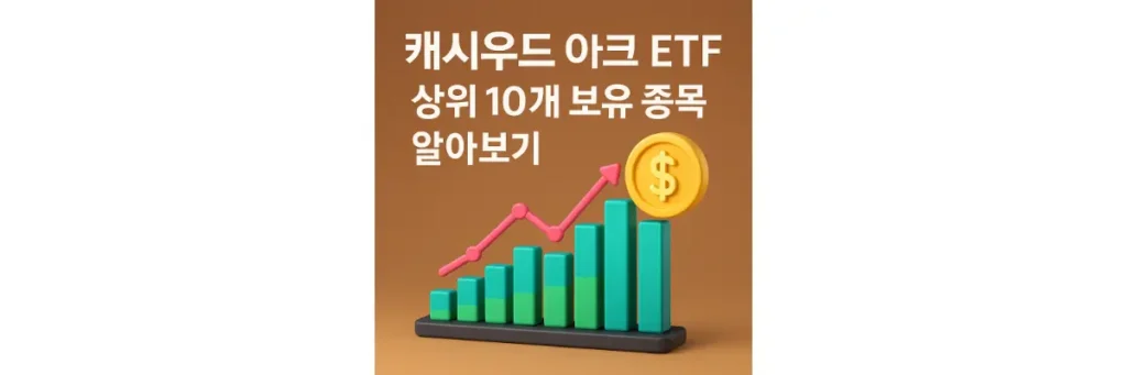 바 차트와 상승하고 있는 모습