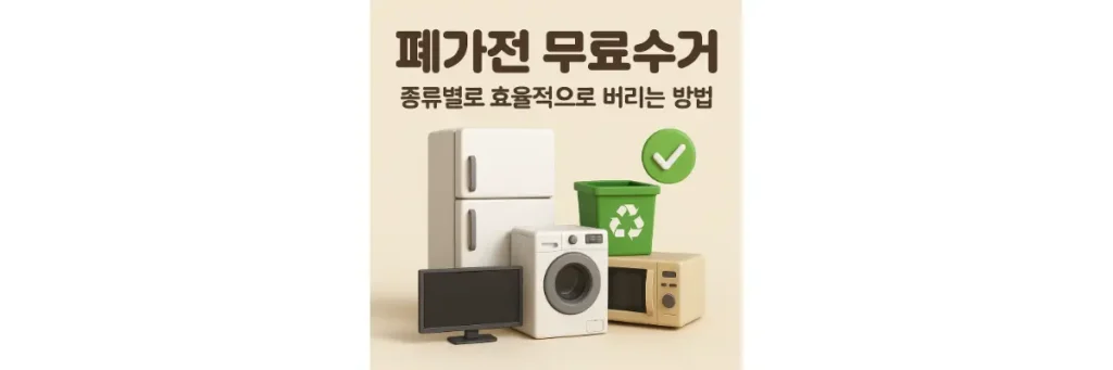폐가전 무료수거