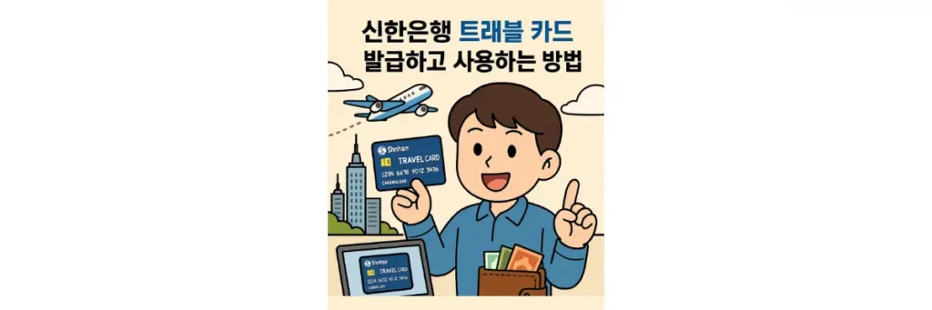 신한은행 트래블 카드 발급하고 사용하는 방법