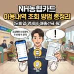 NH농협카드 이용내역 조회