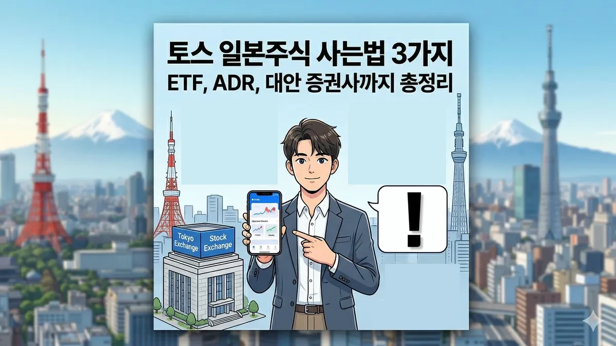 토스에서 일본 주식 사는 방법