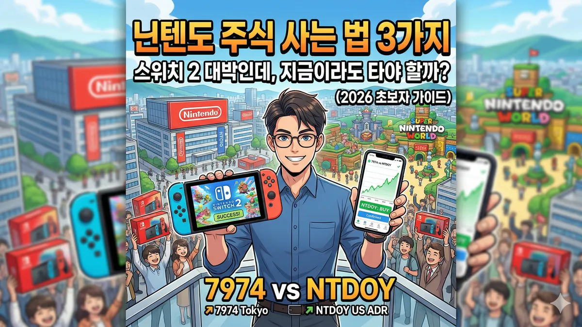 닌텐도 주식 사는 법