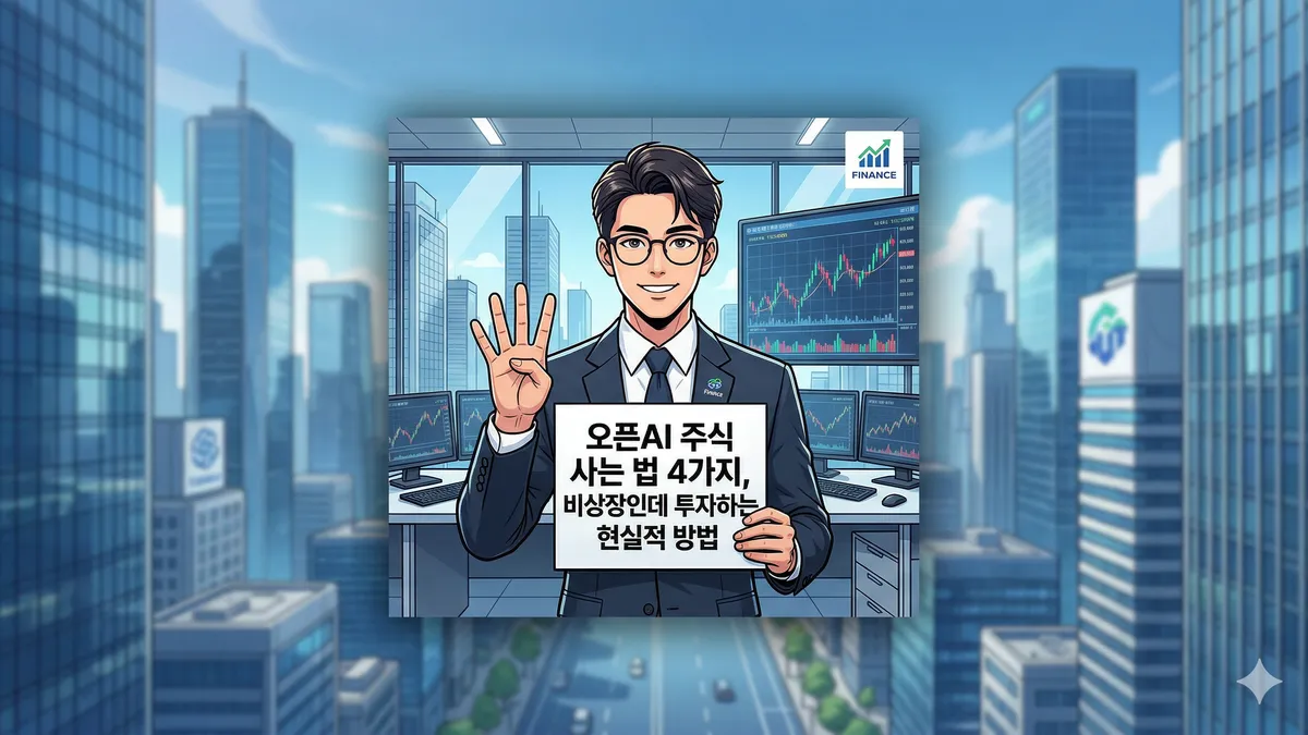 오픈AI 주식 사는 법