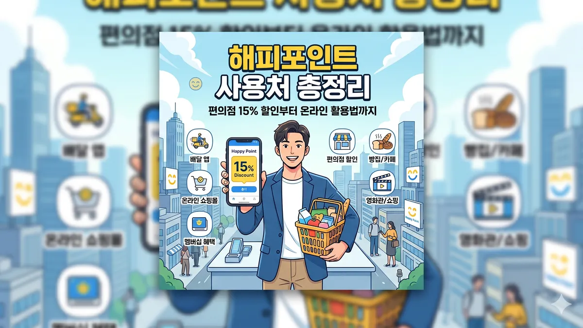 해피포인트 사용처