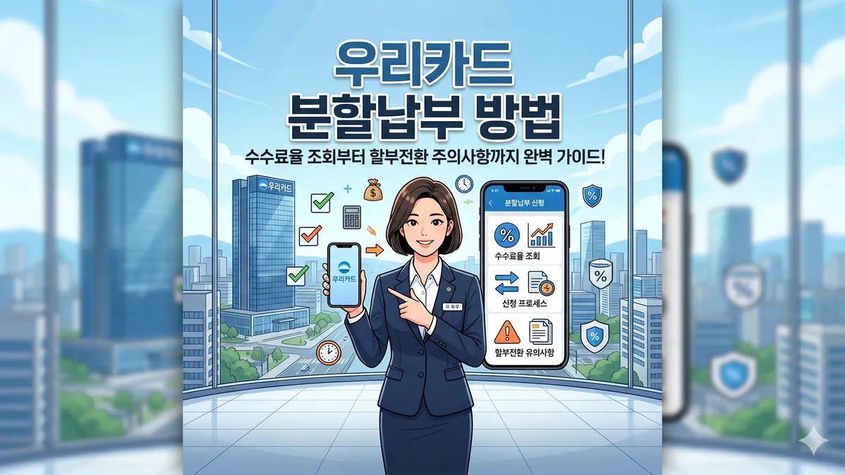 우리카드 분할납부