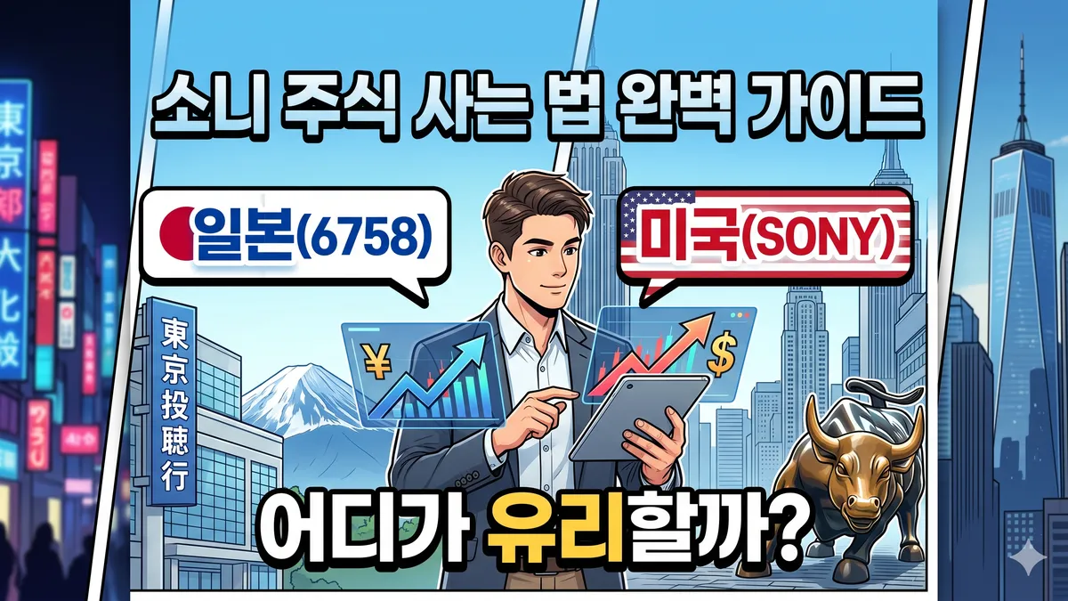 소니 주식 사는 법