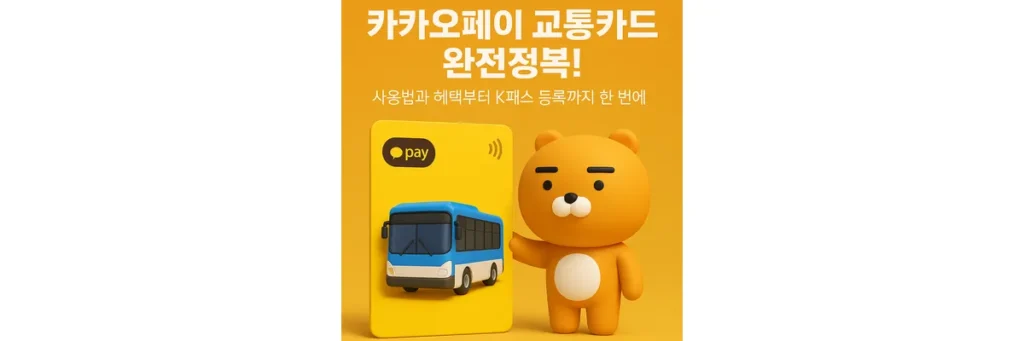 카카오페이 교통카드