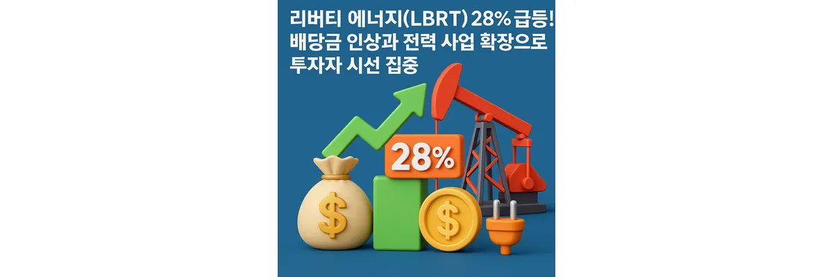 리버티 에너지(LBRT) 28% 급등! 배당금 인상과 전력 사업 확장 이유 리버티 에너지 급등