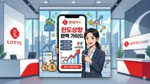 롯데카드 한도상향