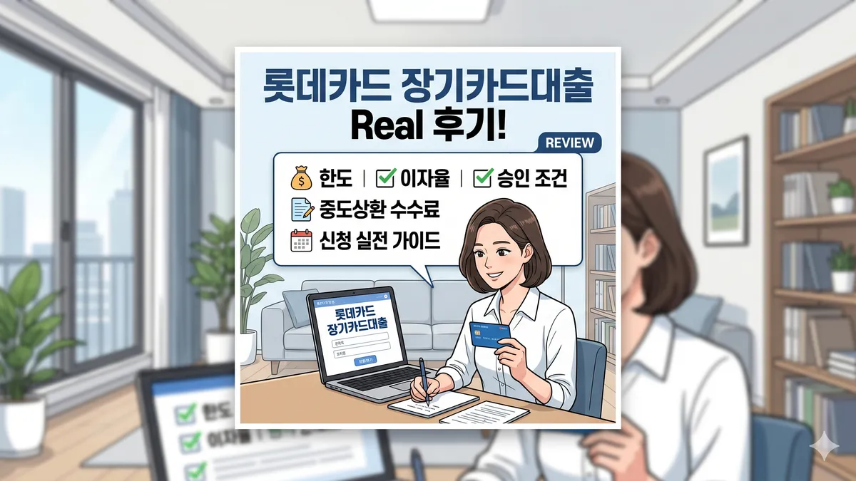 롯데카드 장기카드대출