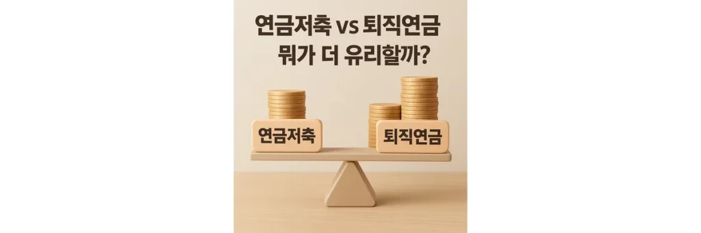 연금저축 vs 퇴직연금 차이