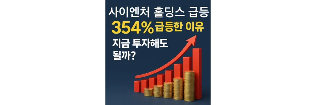 사이엔처 홀딩스 주가 급등