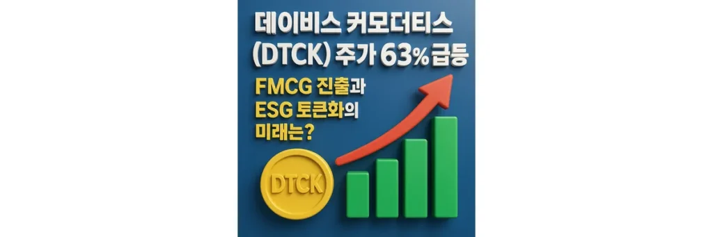 데이비스 커모더티스 주가 급등