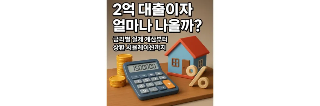 집과 계산기, 돈이 있는 모습