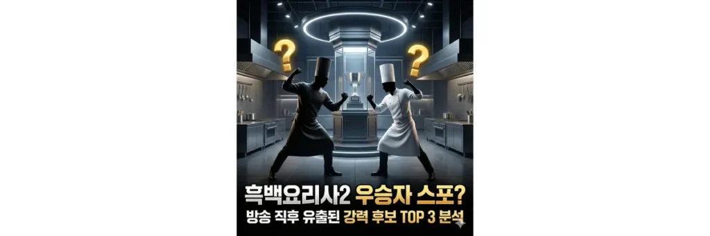 두 요리사가 대결하는 모습