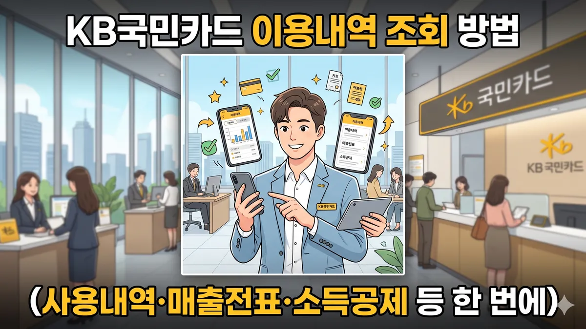KB국민카드 이용내역