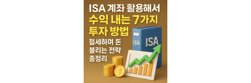 쌓여 있는 동전과 상승하는 그래프, ISA라고 적혀 있는 책