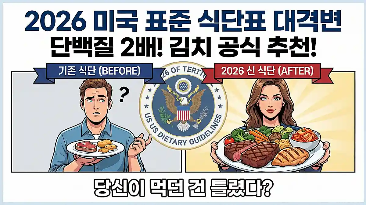 2026 미국 표준 식단표